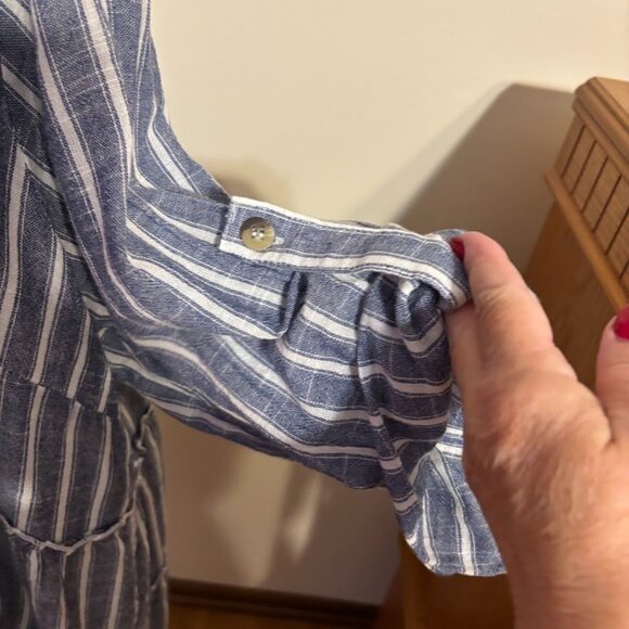 CLUB Z COLLECTION Gray/White (100% Cotton) top - 3x - Picture 5 of 13